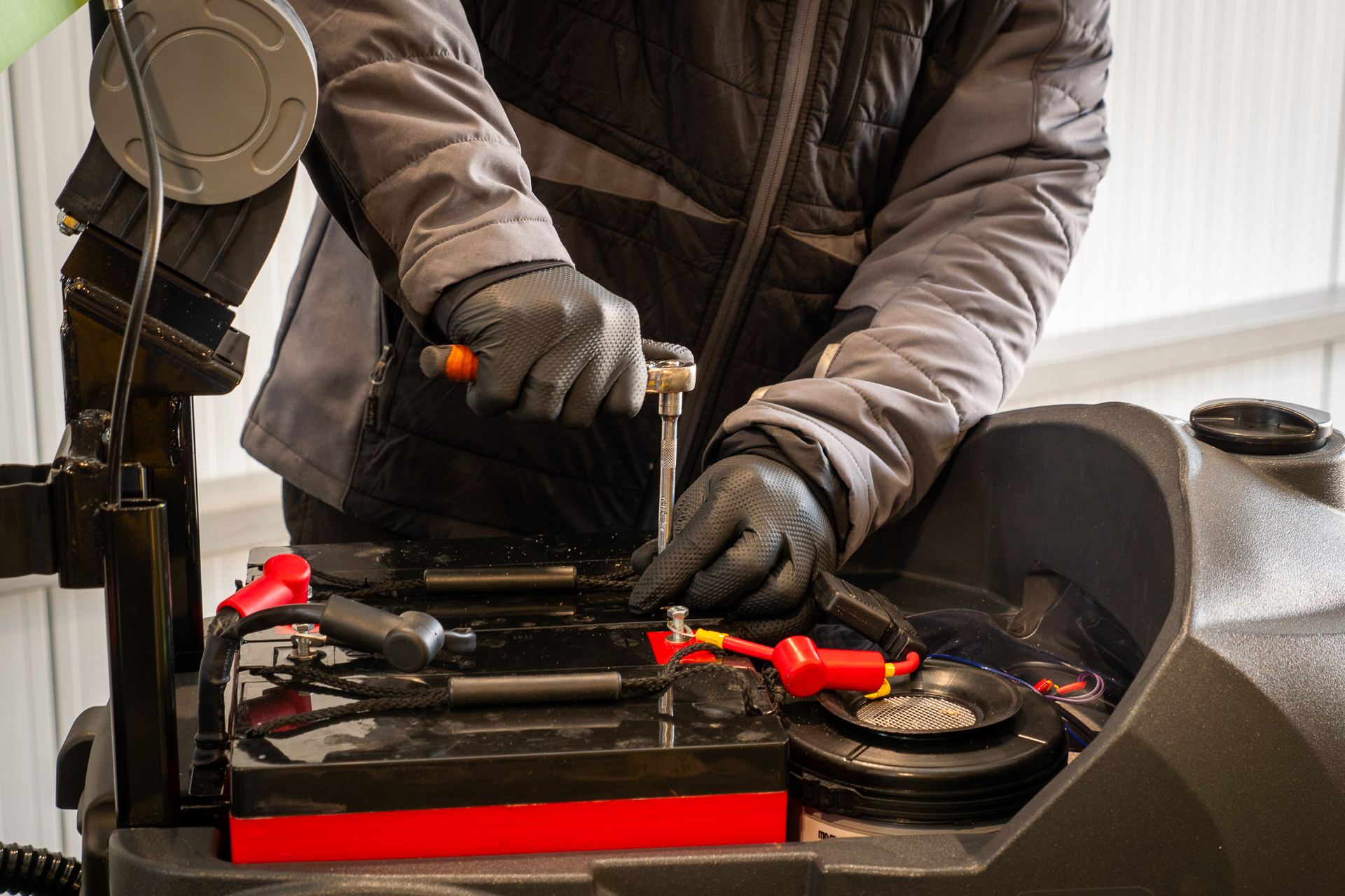 [background image] image of a tech office setting (for an ai developer tools)